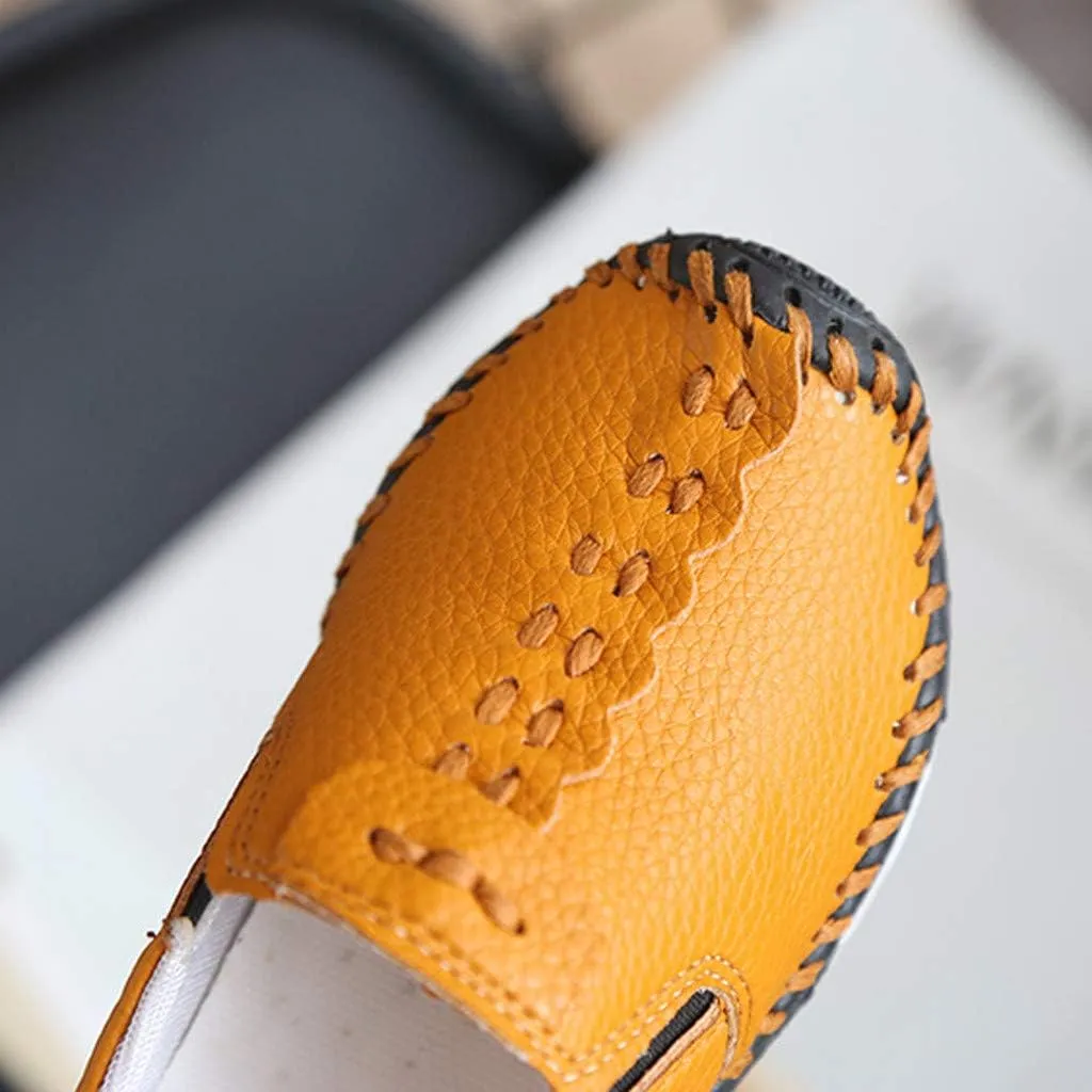 sfdgfhyf Fashion Sneakers Children Girls Boys Soft Leather Shoes Casual Flats for Kids Slip On Loafers Dress Shoes (Brown-06#wer, 9.5-10Years)