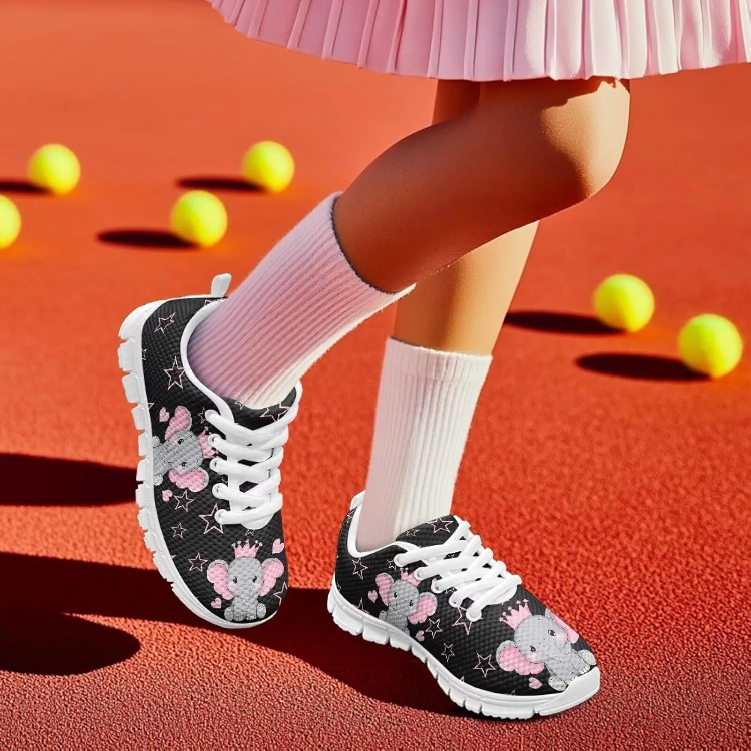 Shoes for Kids Boys Girls Tennis Shoes Mesh Running Shoes Lightweight Athletic Shoes