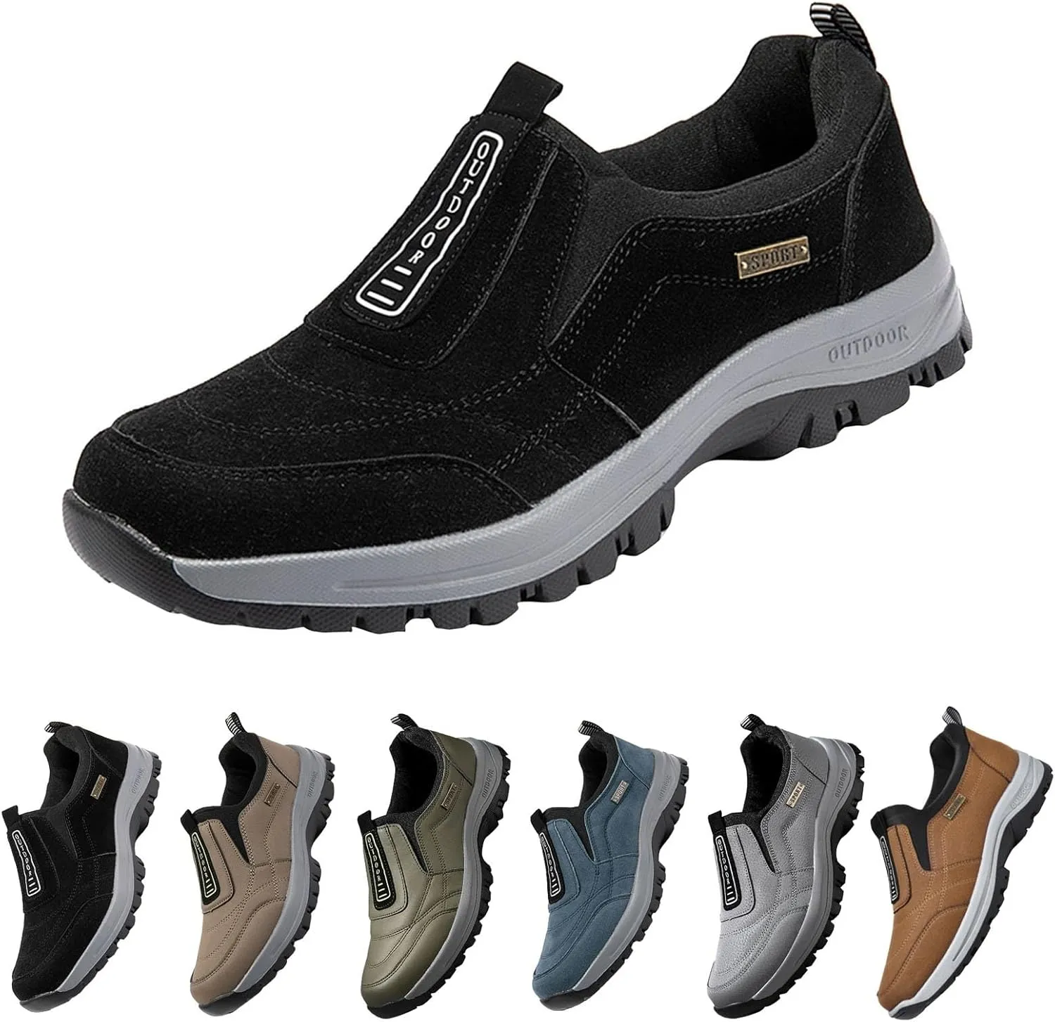 Shoes for Men Women's Fashion Sneakers Mens Loafers Casual Slip On Keep Warm Flat Bottom Christmas Dress Shoes for Women Comfort Cute Casual Slip On Lightweight
