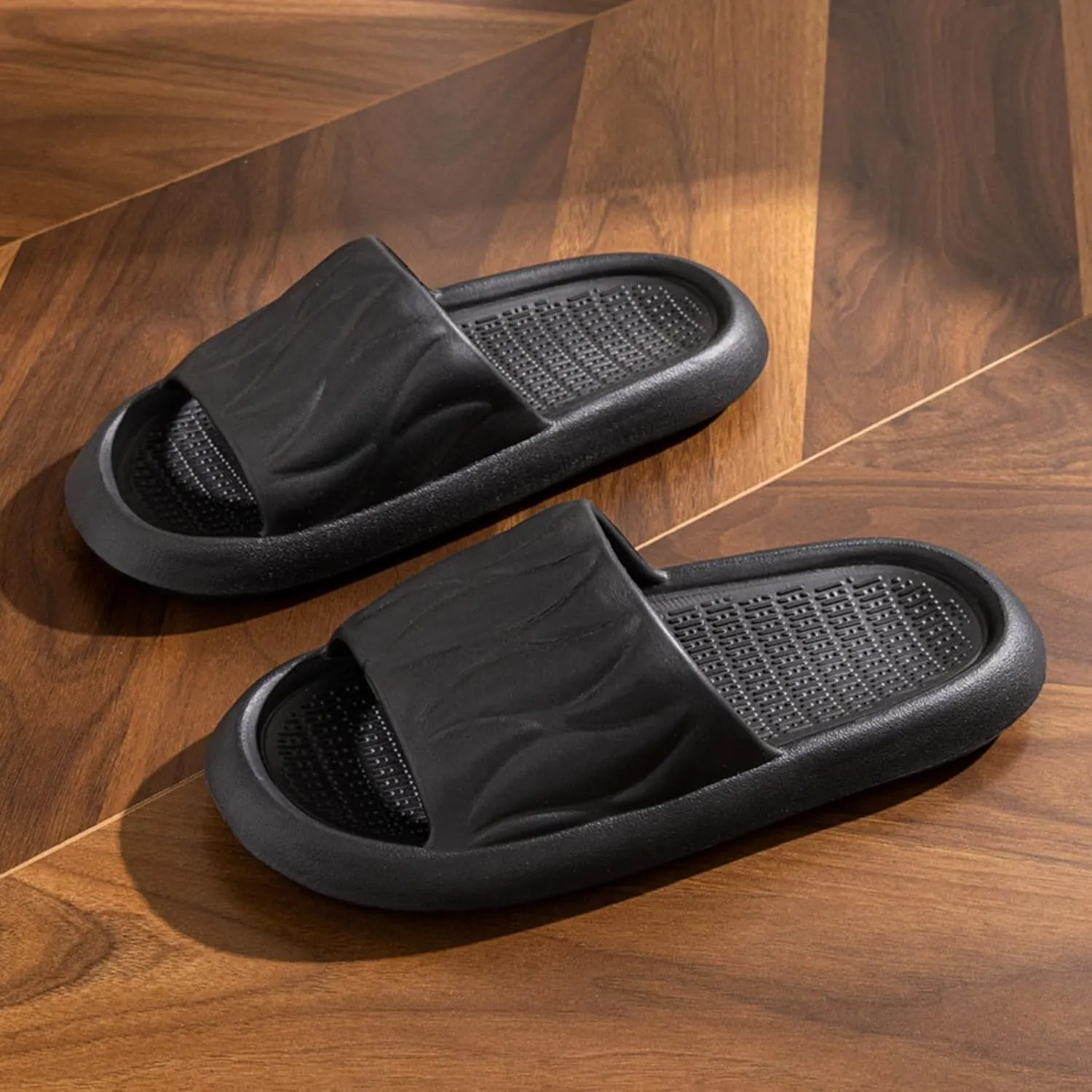 Shower Shoes for Women Open Toe Shower Shoes Bathroom Sandals Versatile Sandals Summer Slides Sandals for Women