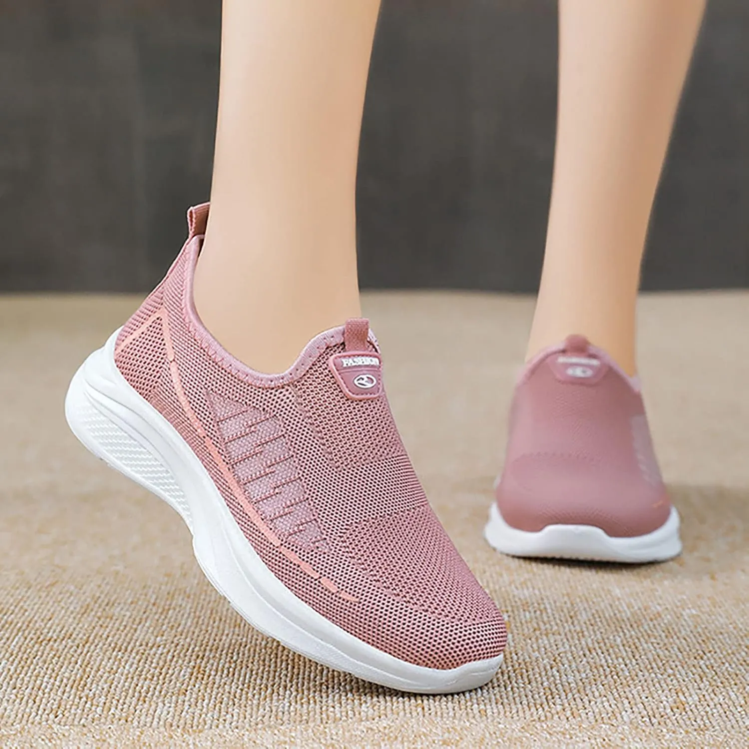 Sneakers for Walking Women Walking Shoes Women Wide Width Size 9 W Black Shoes Women Slip On White Sneakers for Women Zapatos De Mujer para Ir Al Gym