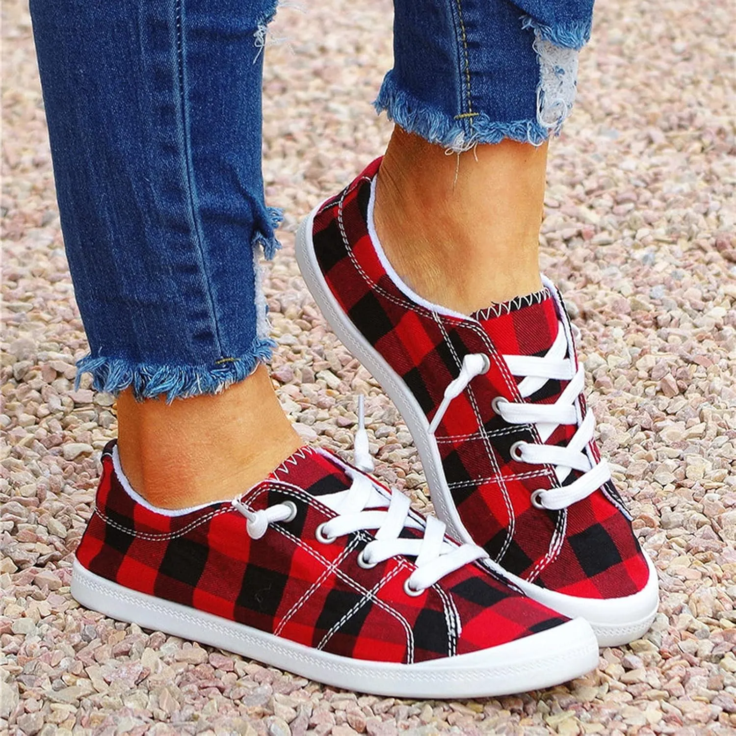 Sneakers for Women Slip Ons Slip On Sneakers Women Arch Support Wide White Tennis Shoes for Women Size 10 with Arch Support Womens Slip On Sneakers Size 7 Ankle Pull On Sneakers Womens