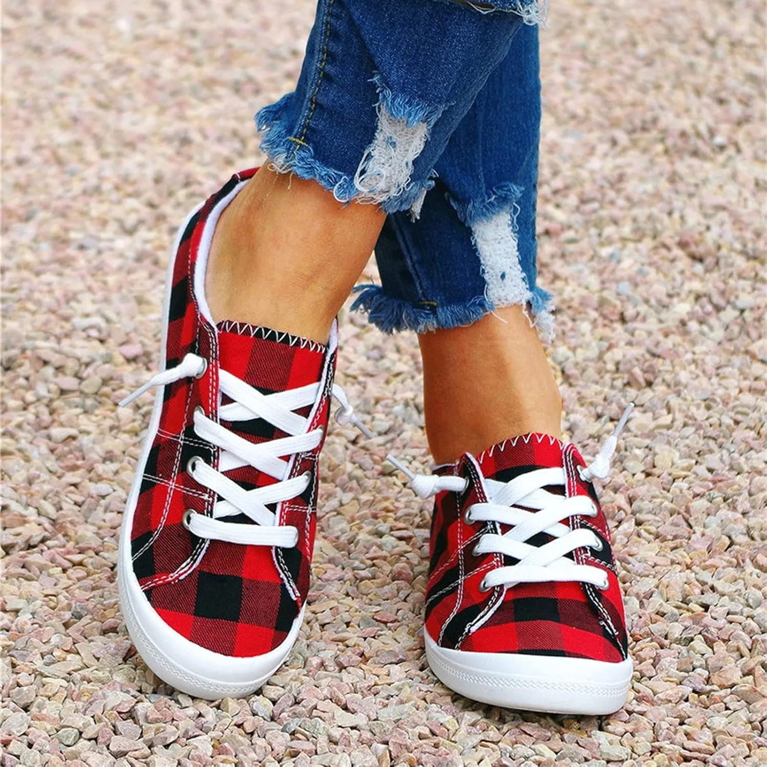 Sneakers for Women Slip Ons Slip On Sneakers Women Arch Support Wide White Tennis Shoes for Women Size 10 with Arch Support Womens Slip On Sneakers Size 7 Ankle Pull On Sneakers Womens