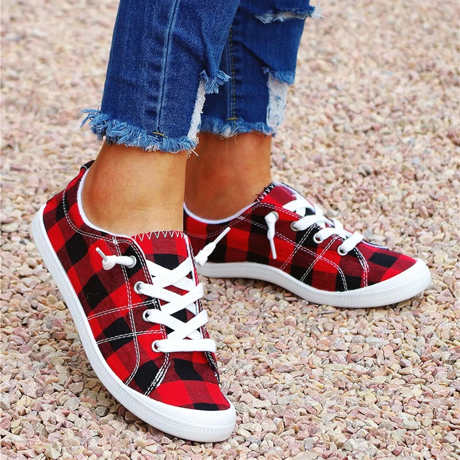 Sneakers for Women Slip Ons Slip On Sneakers Women Arch Support Wide White Tennis Shoes for Women Size 10 with Arch Support Womens Slip On Sneakers Size 7 Ankle Pull On Sneakers Womens