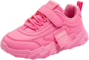Sole Non Slip Running Sport Shoes for Kids Childrens Toddler Strap Lace Ankle Sneakers Lightweight Breathable Casual