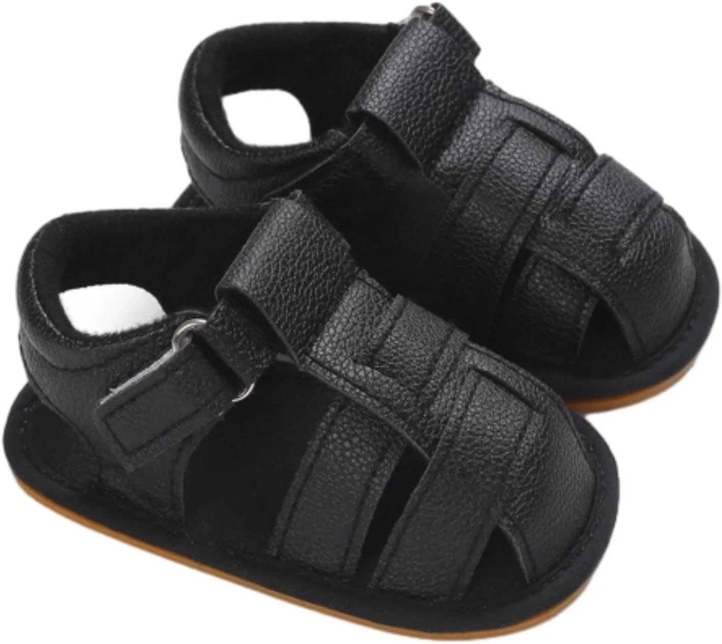 Squeaky Shoes for Infant Boys Girls Anti-Slip Sandals for Toddler Walking Shoes Baby Rubber Sole Open-Toe Sandals