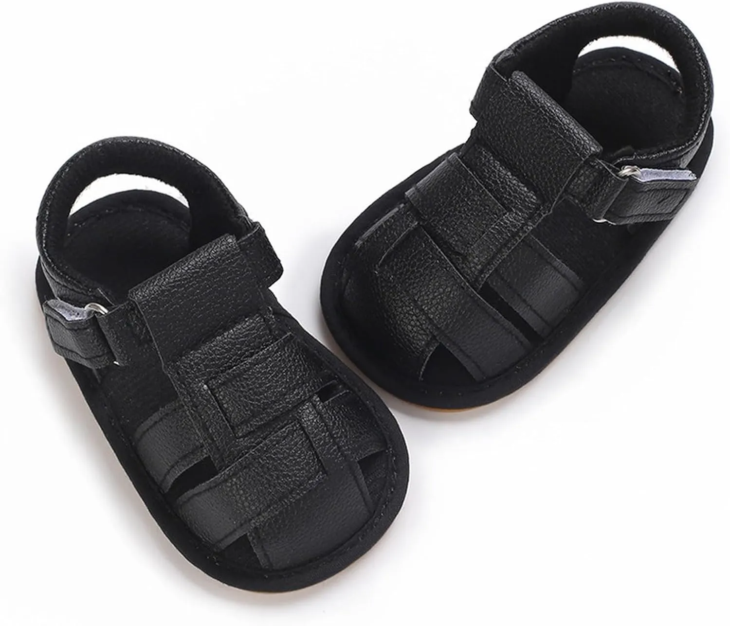 Squeaky Shoes for Infant Boys Girls Anti-Slip Sandals for Toddler Walking Shoes Baby Rubber Sole Open-Toe Sandals