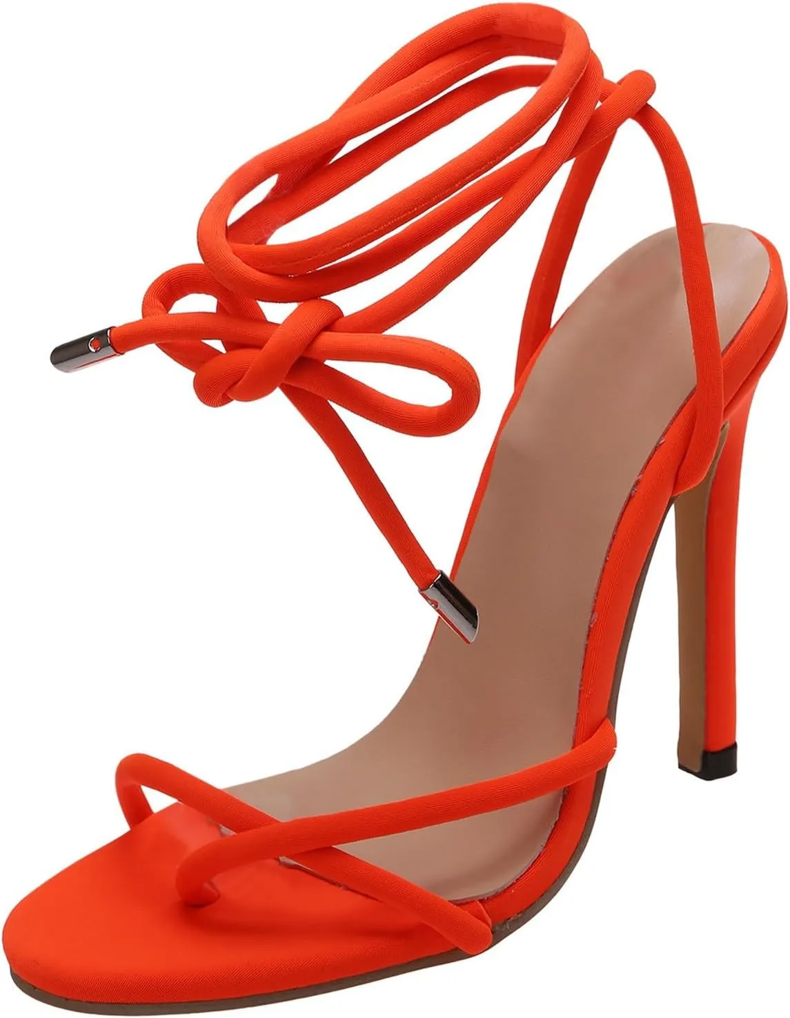 Strappy Heels Stylish Heeled Sandals for Party Prom Wedding Women Shoes Heels Women's Lace Up Heeled Sandals