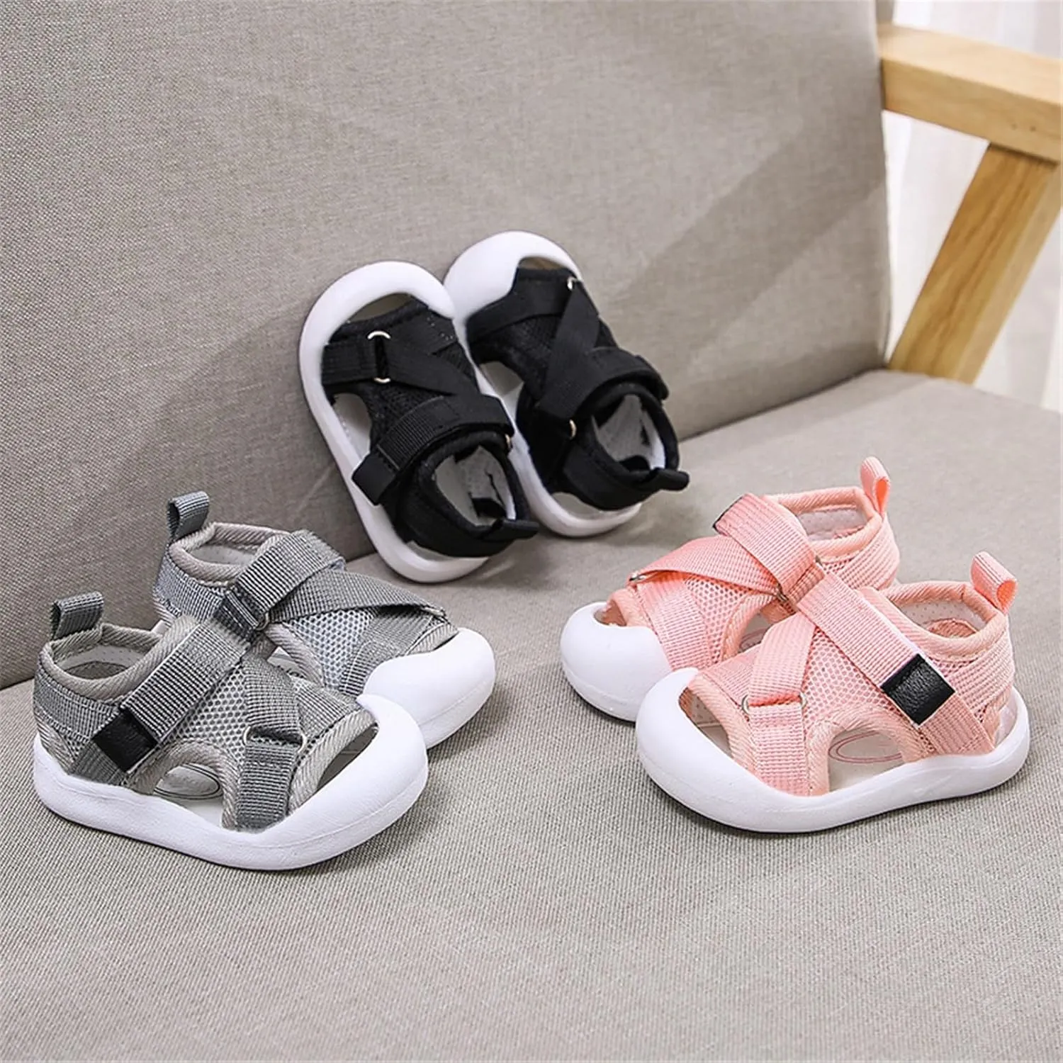 Toddler Boys Girls Sport Sandals Kids Athletic Summer Water Open Toe Shoes for Infant Baby Beach Pool Outdoor Slides