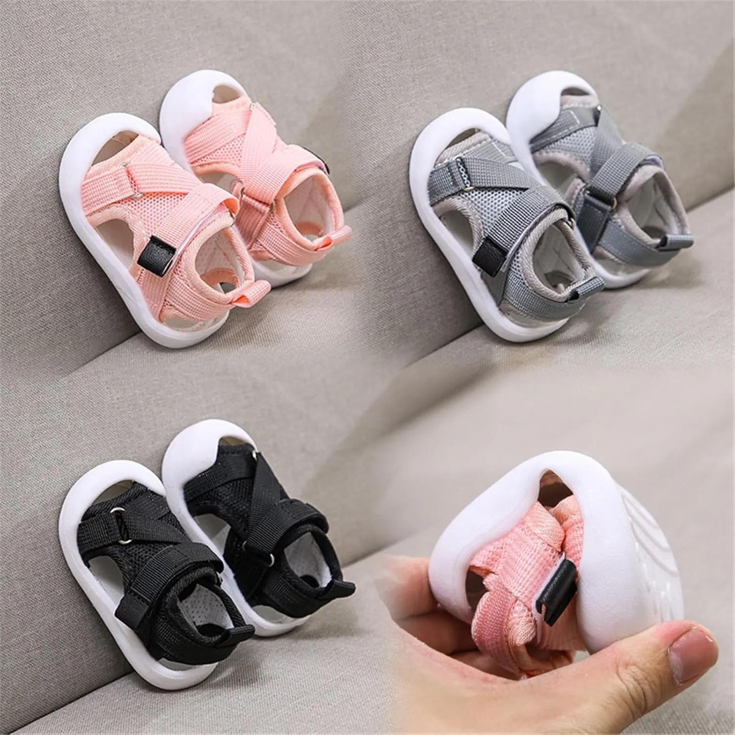Toddler Boys Girls Sport Sandals Kids Athletic Summer Water Open Toe Shoes for Infant Baby Beach Pool Outdoor Slides