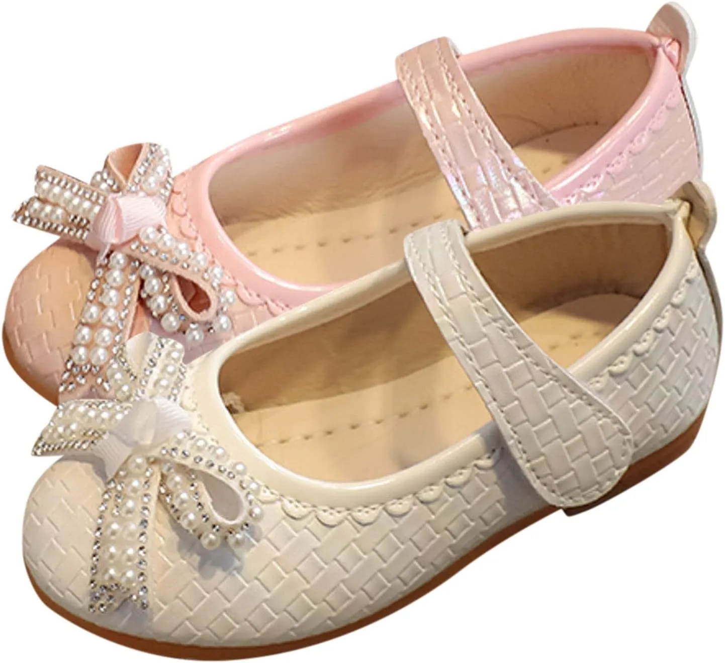 Toddler Cute Shoes Fashion Summer Children Girl Casual Shoes Flat Bottom Lightweight Water Diamond Pearl Belt
