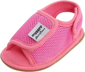 Toddler Fashion Shoes Shoes Soft Shoes Walking Sandals Sole Boys Rubber Baby Mesh Girls Non-Slip Flat Baby Shoes