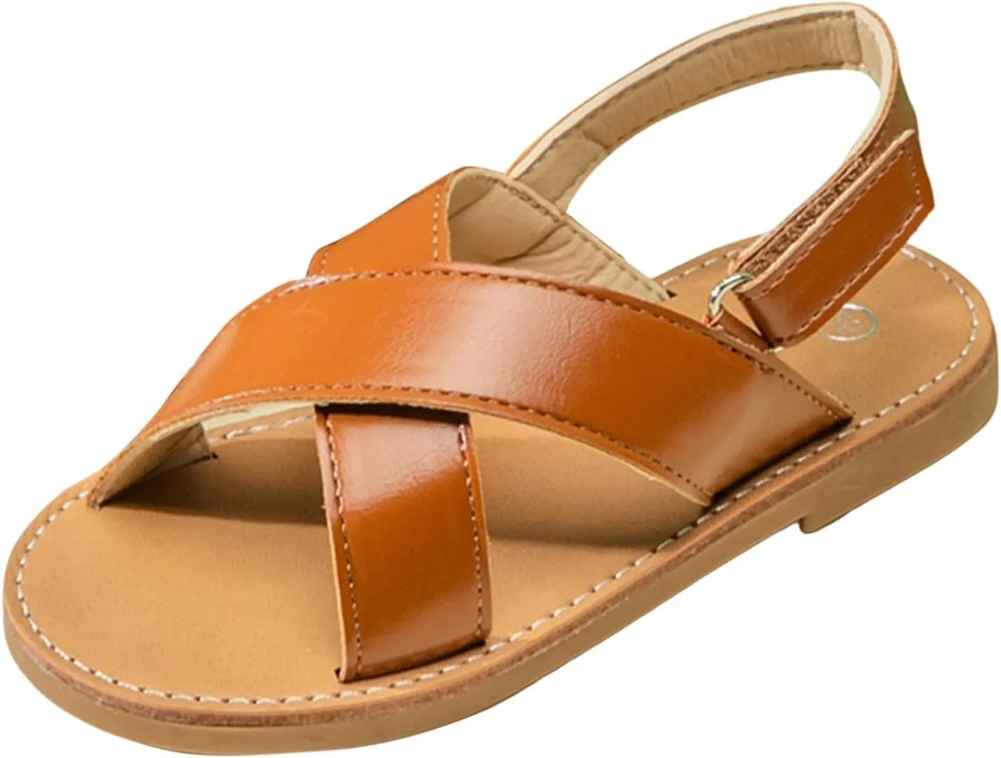 Toddler Open Toe Sandals With Strap Rubber Sole Summer Wide Shoes Baby Boys Comfy Shower Loafers Cute Beach Sandals