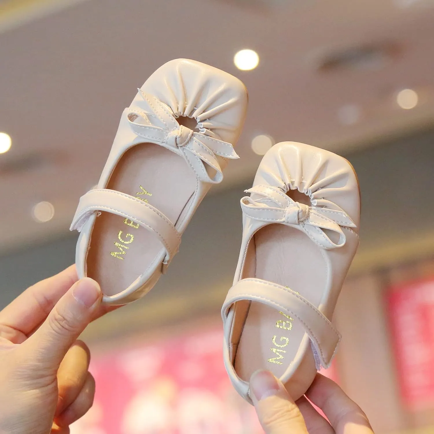 Toddler Running Shoes Kids Wedding 1-6Y Bridesmaids Baby Shoes Flower Shoes School Princess Dress Shoes Girls Sandals (White, 3.5-4 Years)