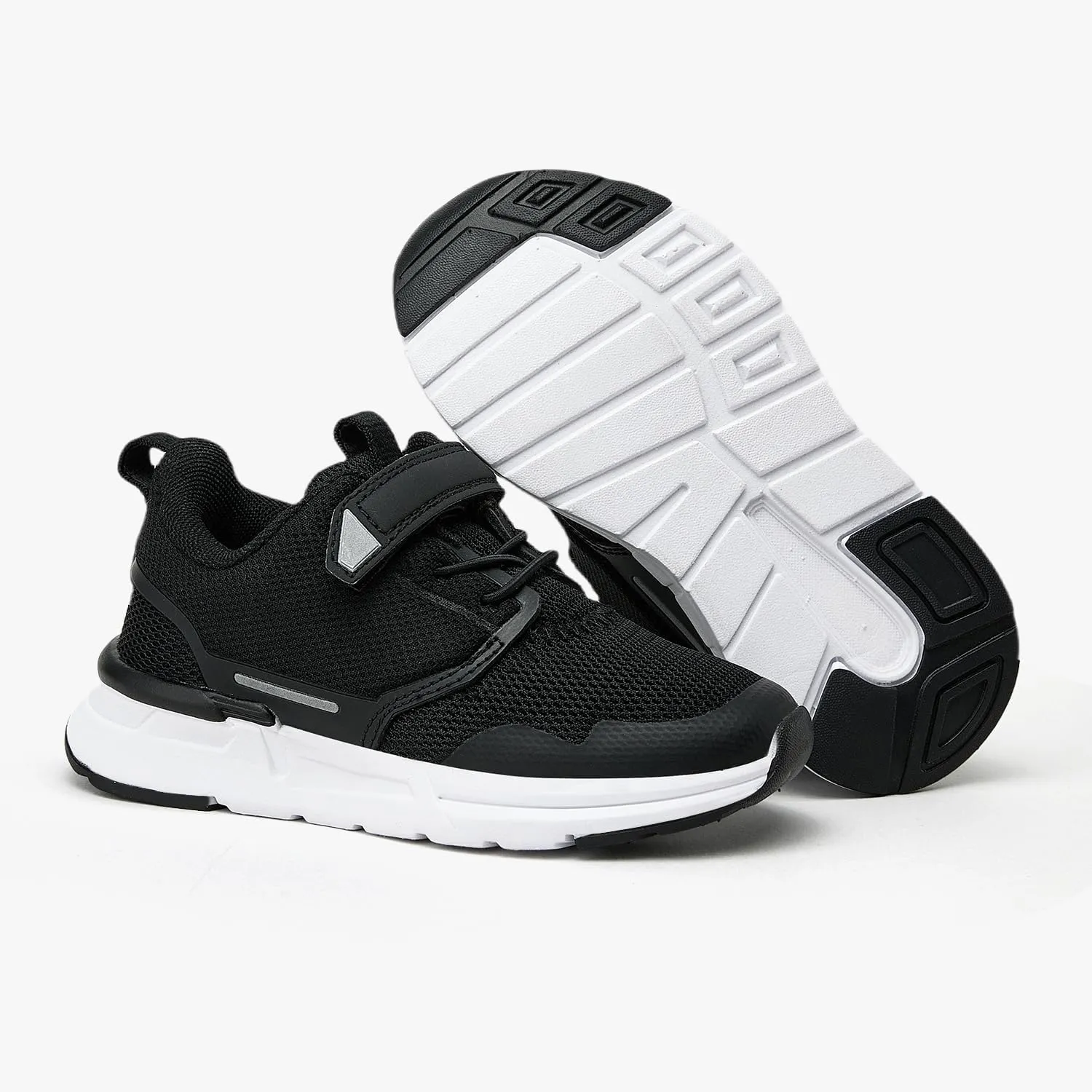 Toddler Sport Sneakers with Hook and Loop Closure - Lightweight Athletic Running Shoes for Boys and Girls