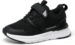 Toddler Sport Sneakers with Hook and Loop Closure - Lightweight Athletic Running Shoes for Boys and Girls