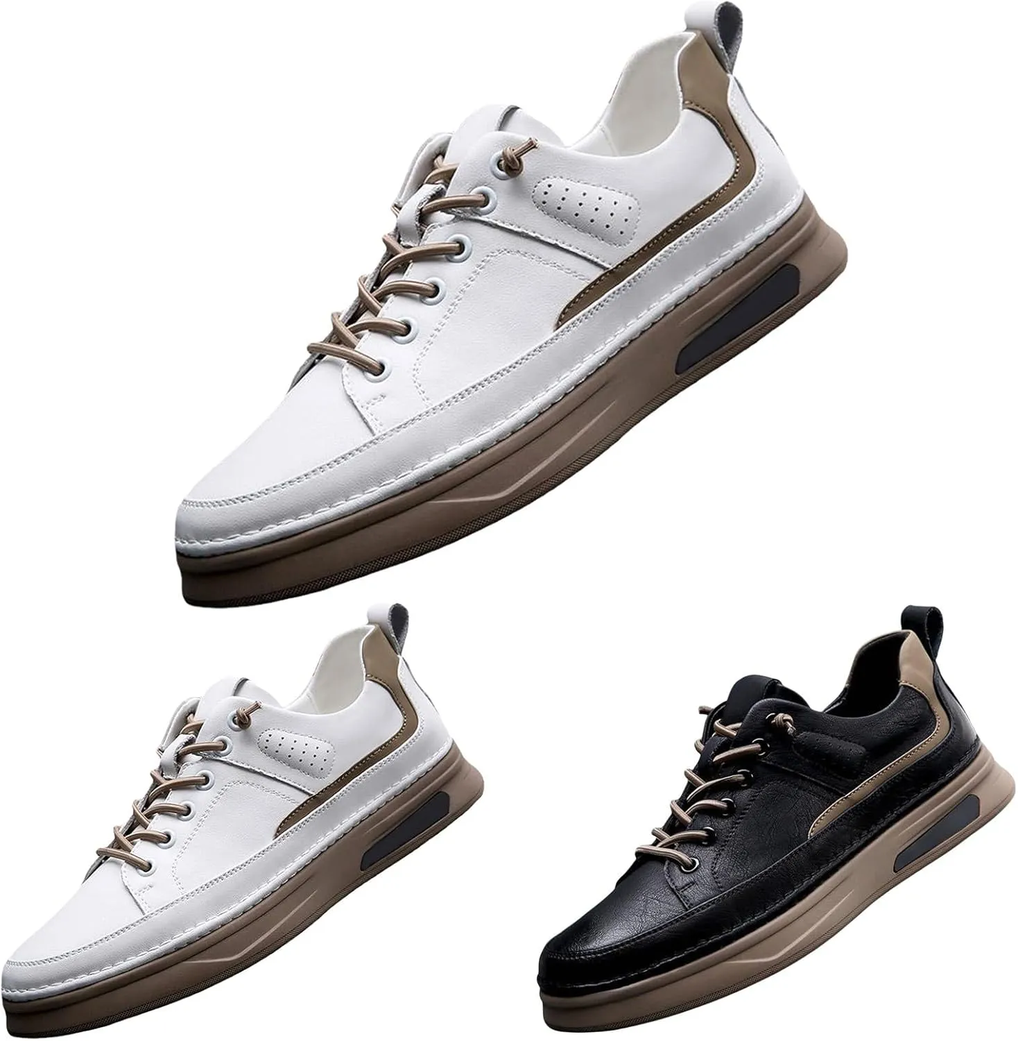 Walking Sneakers for Women Wide Width Business Casual Shoes Women Women's White Fashion Sneakers Wide Toe Box Trendy Casual Black Loafers Women Sneakers for Men
