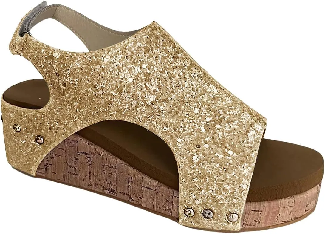 Wedge Sandals for Women Orthopedic Open Toe Wedge Platform Sandal Dressy Strap Ankle Strap Buckle Sandals