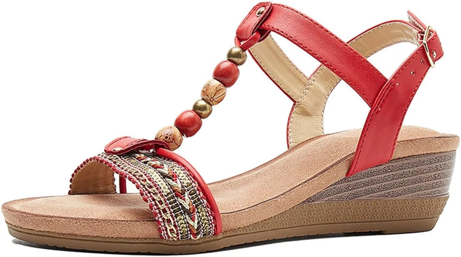 Wedge Sandals for Women Summer Low Wedges Womens Comfortable Open Toe Sandal Dressy Platform Sandals Slip on