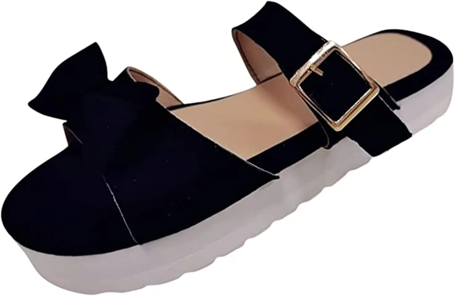 Wedge Sandals For Women,Womens Open Toe Dressy Summer Platform Sandals Buckle Ankle Strap Wedges Sandals Beach Sandals
