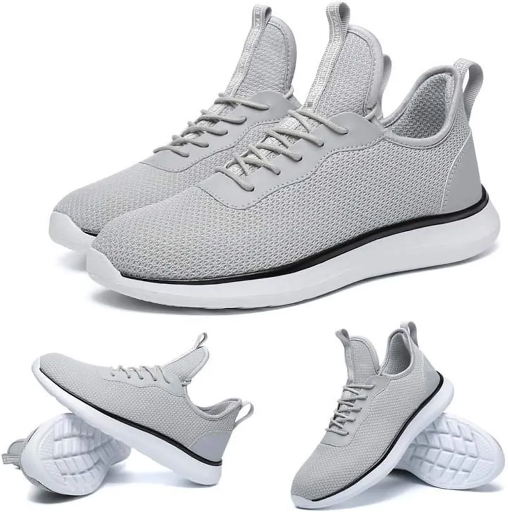WENJHEN Man Trainer Casual Running Shoes Breathable Netting Sneakers