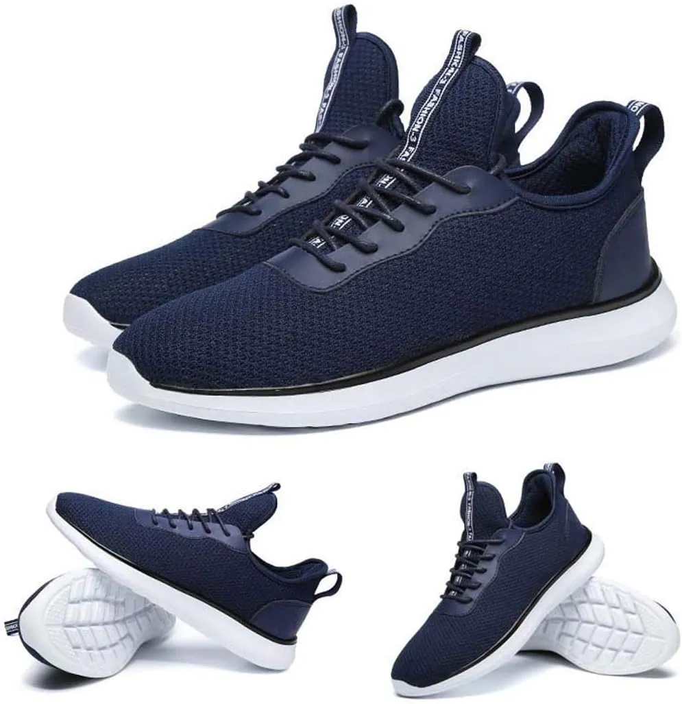 WENJHEN Man Trainer Casual Running Shoes Breathable Netting Sneakers