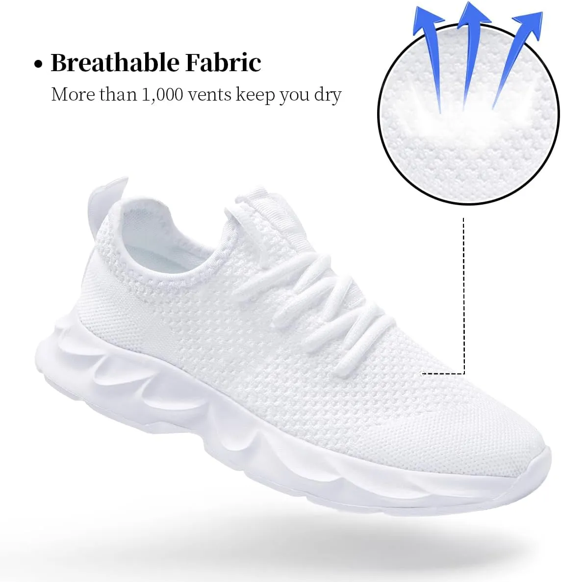 Women Shoes Walking Slip On Running Sneakers Tennis Sports Sneakers Breathable Lightweight Workout Gym Athletic Sneakers