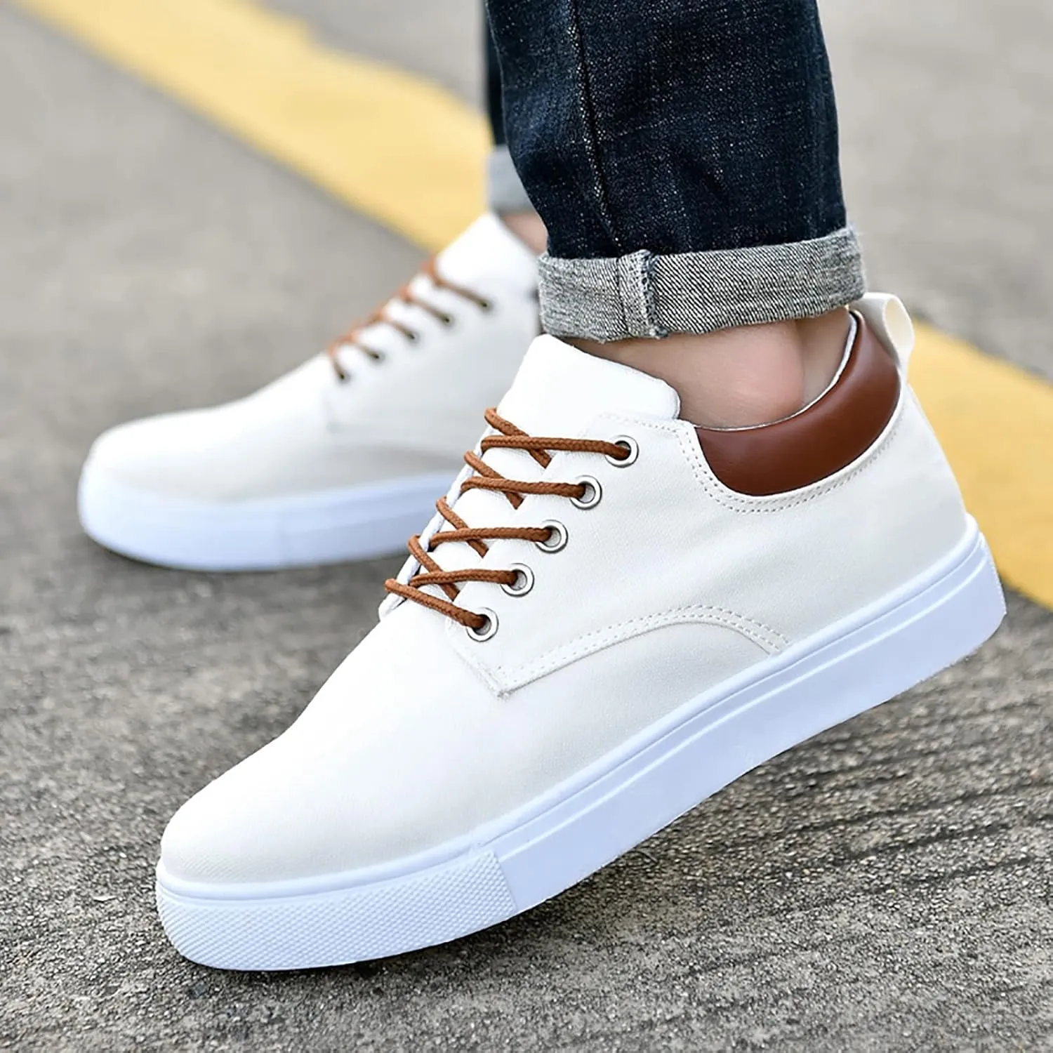 Women Walking Shoes Woven Orthopedic Soft Arch Support Lightweight Sneakers Breathable Slip On Mesh Flat Shoes