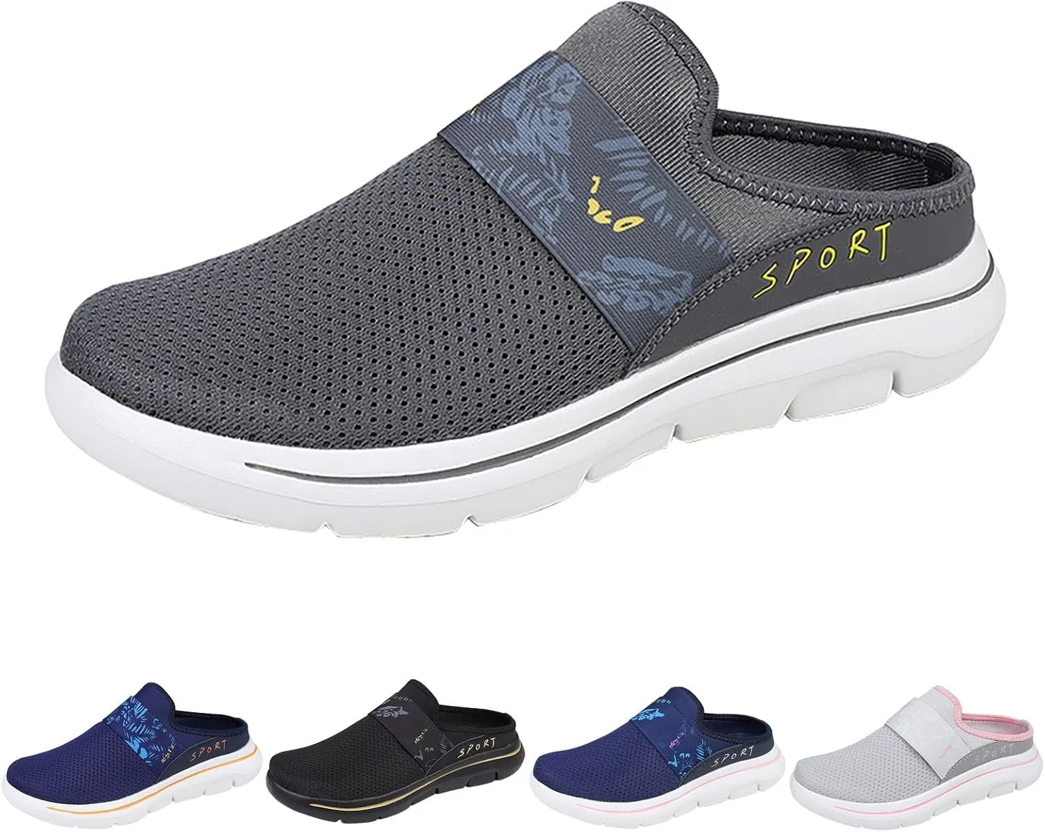 Women's Backless Walking Sneakers Summer Slip-on Slip On Shoes Women High Top Casual Dress Shoes Wedge Sneakers Waterproof Tennis Shoe Cross Trainer Shoe