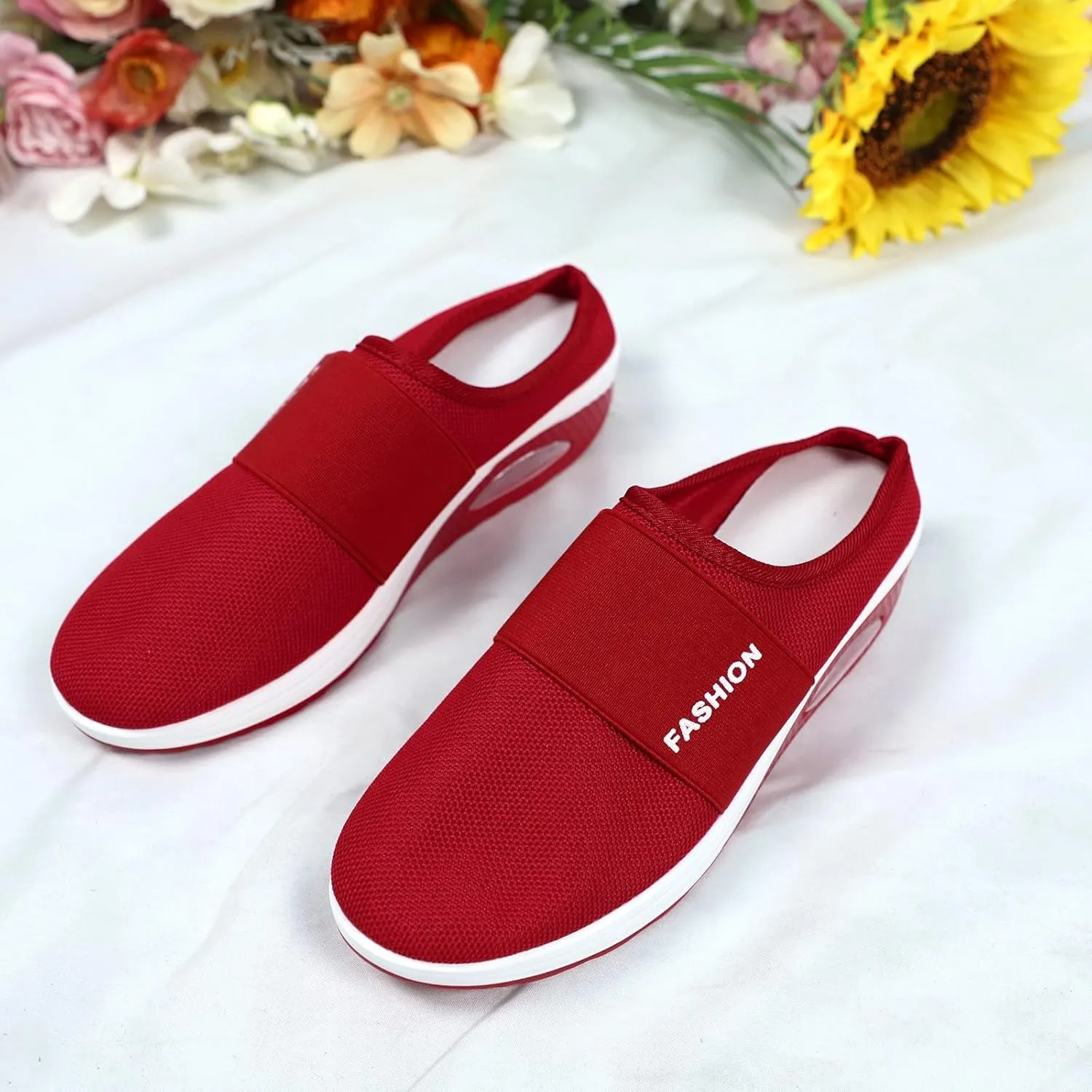 Womens Breathable Mesh Walking Mules Sneakers Running Shoes for Women Winter Casual Dress Shoes High Top Sneakers Black Tennis Shoe Casual Loafers