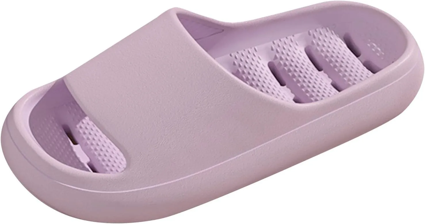 Women's Flat Slippers Non Slip House Slippers Indoor Outdoor Casual Sandals Indoor Outdoor Women's Slides