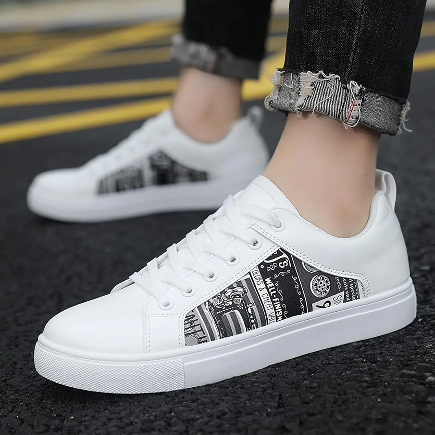 Women's L𝐨w Heel Casual Shoes Soft Sole Slip On Loafers Breathable Wide Width Orthopedic Sneakers Comfortable Lightweight Work Shoes
