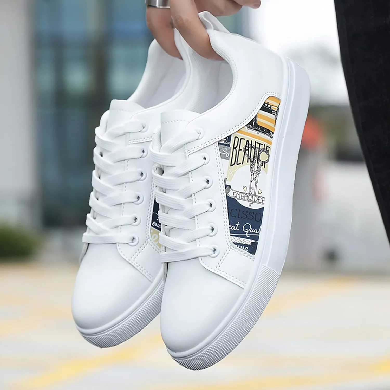 Women's L𝐨w Heel Casual Shoes Soft Sole Slip On Loafers Breathable Wide Width Orthopedic Sneakers Comfortable Lightweight Work Shoes