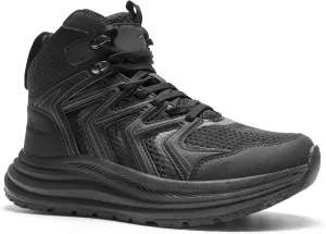 Women's Orthopedic Mid Trekking Hiking Boots: Comfortable Plantar Fasciitis Ankle Support Workout Walking Running Shoes, Orthotic Work Sport Cross Training Trail Sneakers for Feet and Heel Pain Relief
