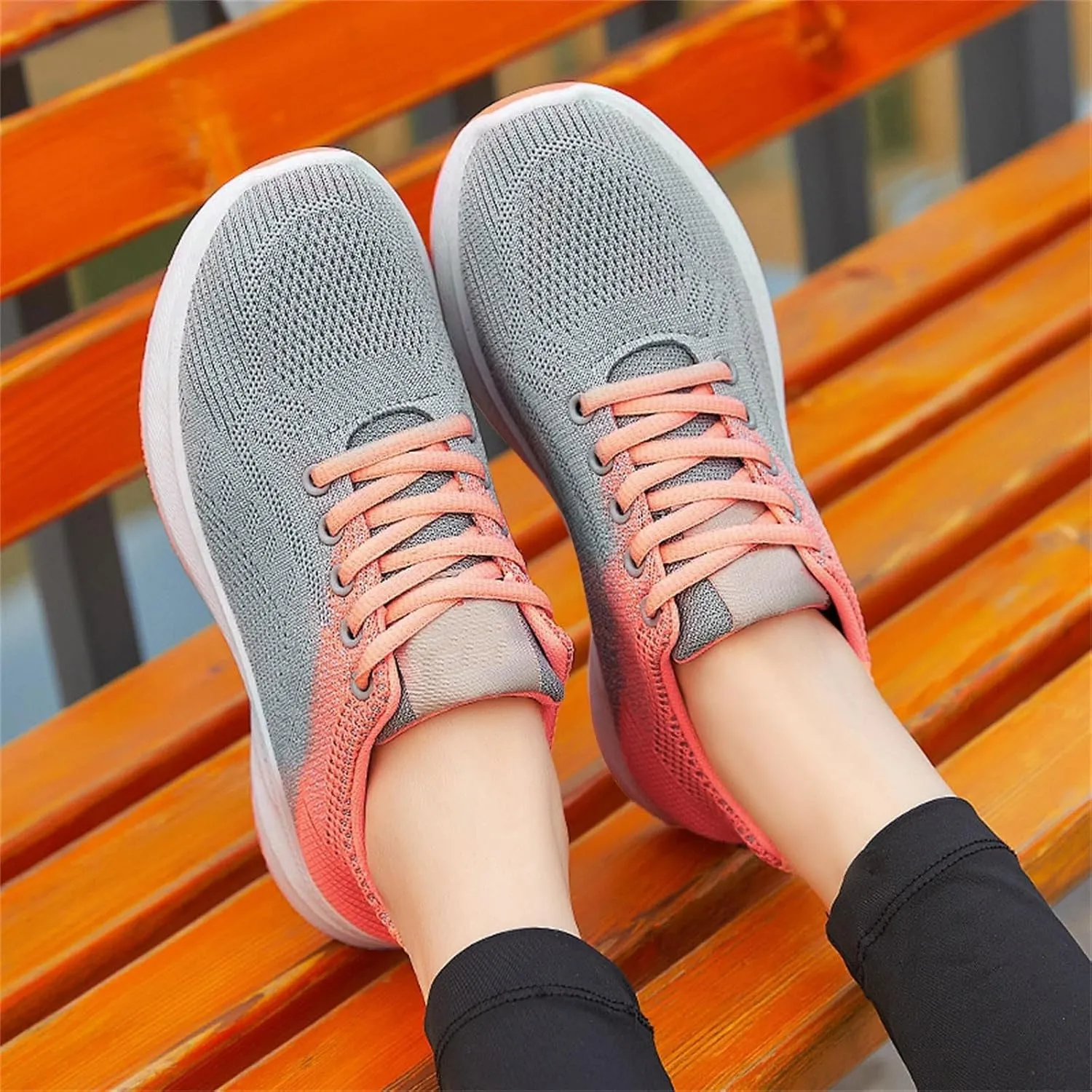 Women's Orthopedic Shoes Comfortable Platform Wide Width Toe Box Sneakers Arch Support Walking Running Shoes