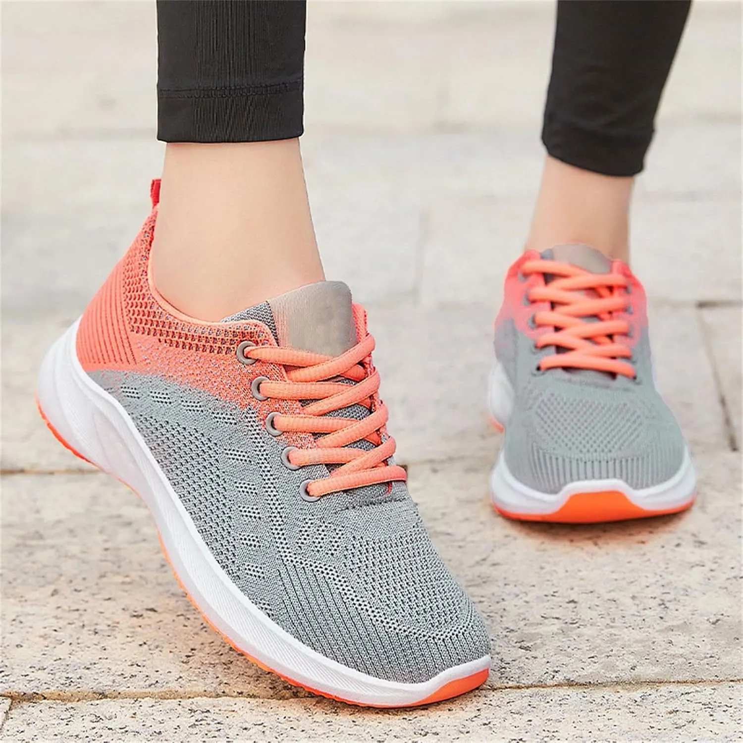 Women's Orthopedic Shoes Comfortable Platform Wide Width Toe Box Sneakers Arch Support Walking Running Shoes