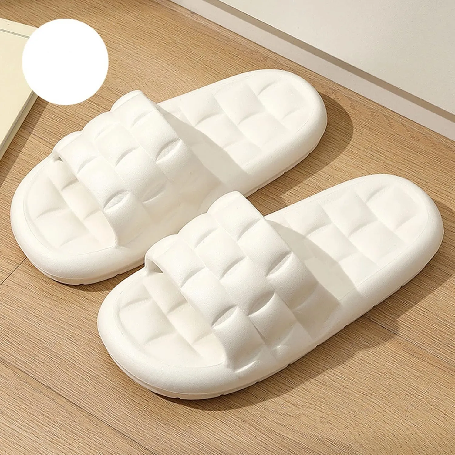Women's Pillow Slippers Non Slip Indoor Home House Beach Shoes Arch Support Sandals Cloud Slippers for Women