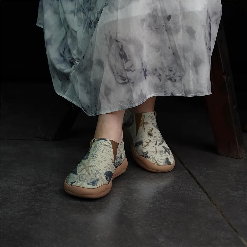 Women's Retro Art Shoes Slip-Ons Loafers Lightweight Comfortable Casual Travel Footwear