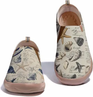 Women's Retro Art Shoes Slip-Ons Loafers Lightweight Comfortable Casual Travel Footwear