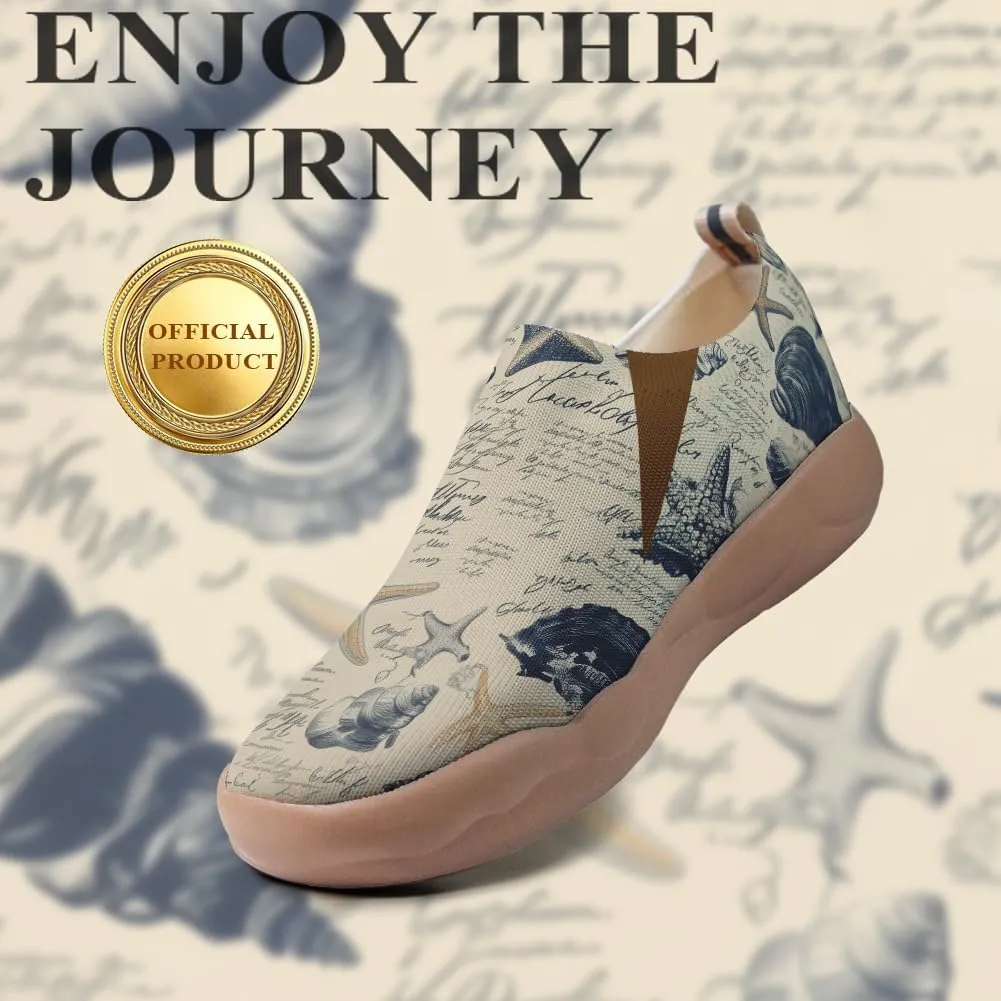 Women's Retro Art Shoes Slip-Ons Loafers Lightweight Comfortable Casual Travel Footwear