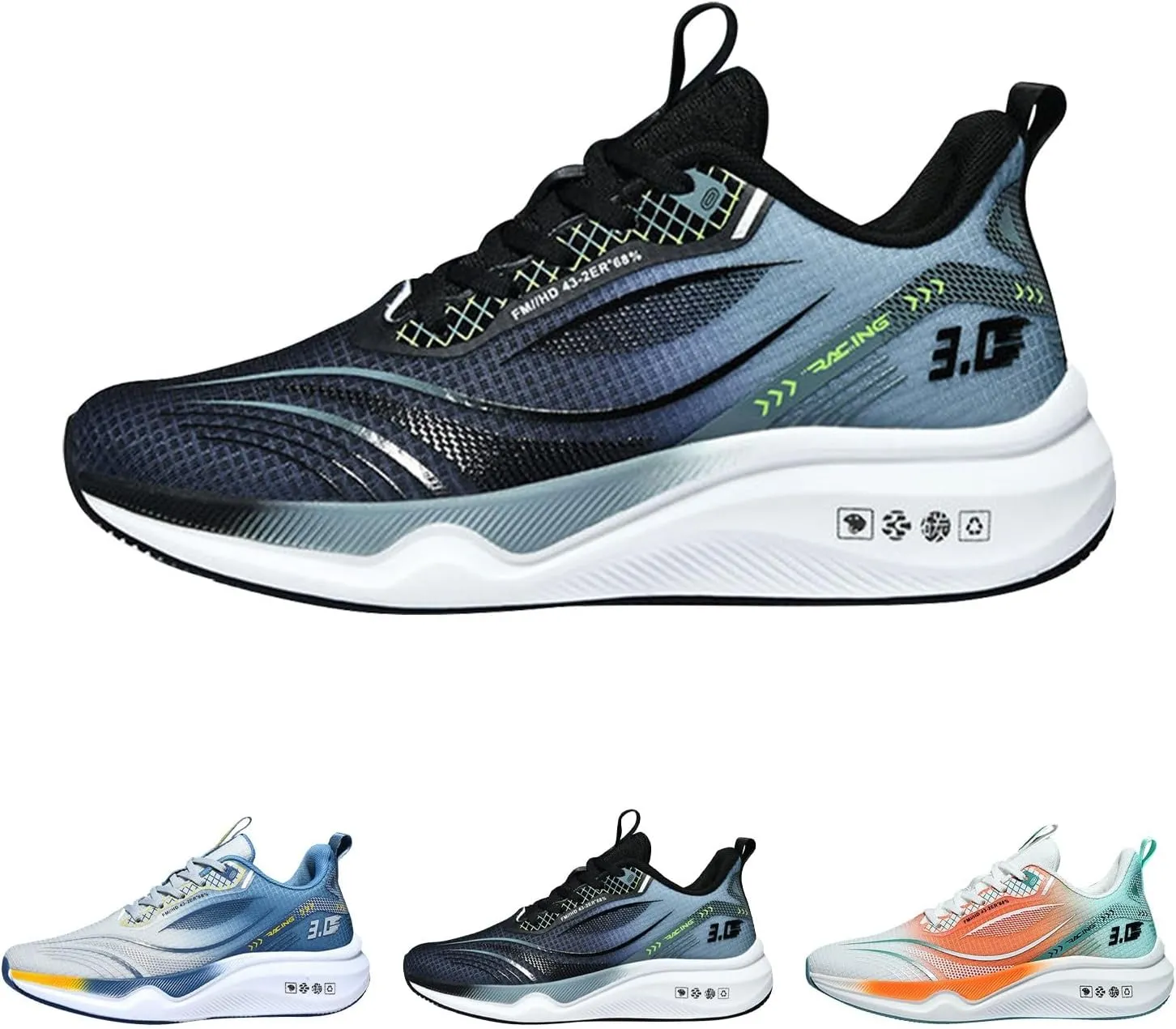 Womens Running Shoes Walking Sneakers for Women Women Loafers Comfortable Closed Back Lightweight Breathable Christmas Print Shoes Women Wide Toe Box Trendy Casual