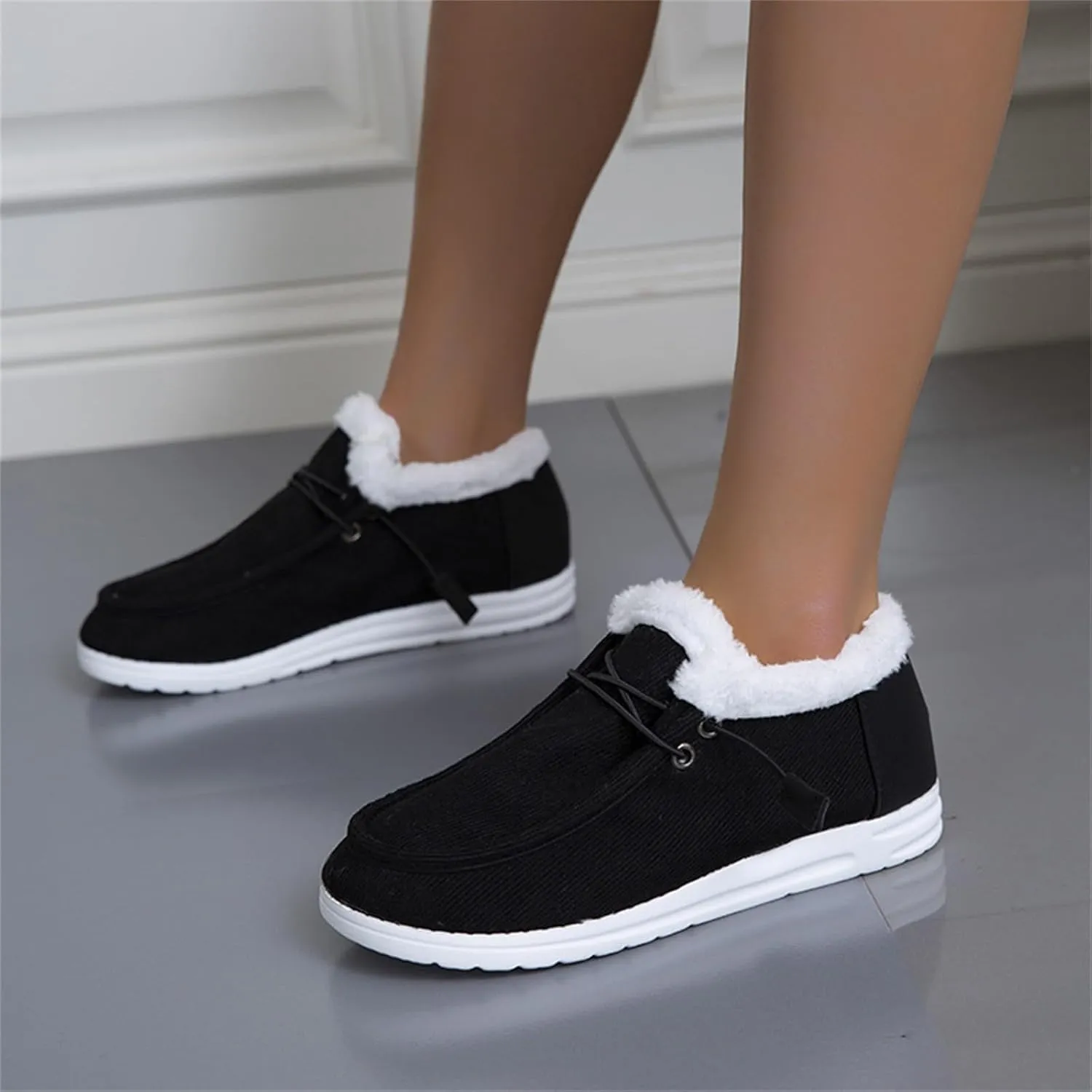 Womens Shoes Fall 2024Womens White Sneakers Mens Loafers Casual Slip On Solid Color Comfy Casual Christmas Shoes for Women Athletic Comfortable Dressy Slip on