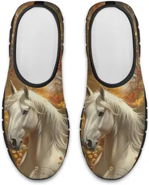 Women's Slip Ons Flat Lightweight Sneakers Walking Casual Loafers Comfortable Art Painted Travel Outdoor Shoes for Ladies US Size 5.5-11.5