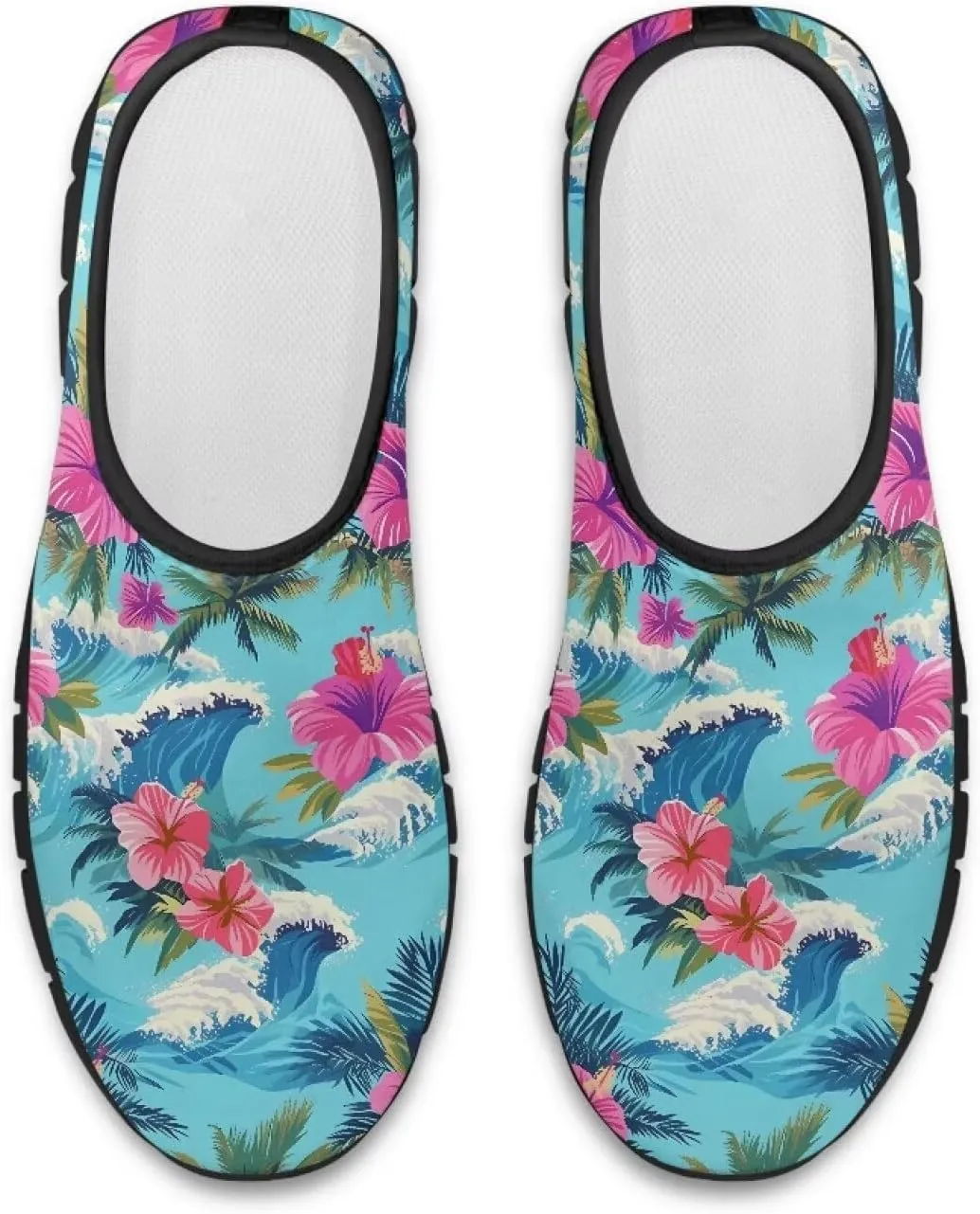 Women's Slip Ons Flat Lightweight Sneakers Walking Casual Loafers Comfortable Art Painted Travel Outdoor Shoes for Ladies US Size 5.5-11.5