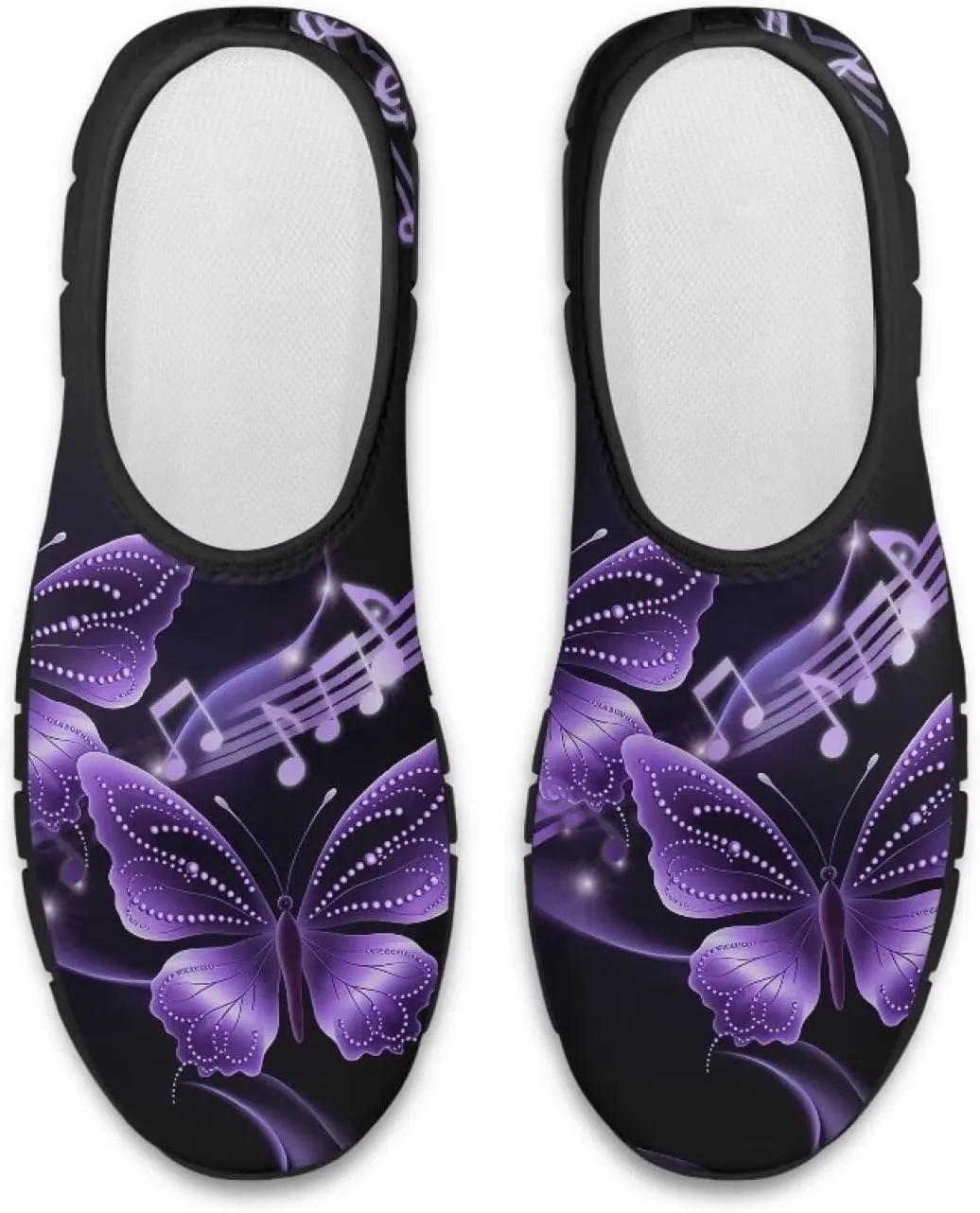 Women's Slip Ons Flat Lightweight Sneakers Walking Casual Loafers Comfortable Art Painted Travel Outdoor Shoes for Ladies US Size 5.5-11.5