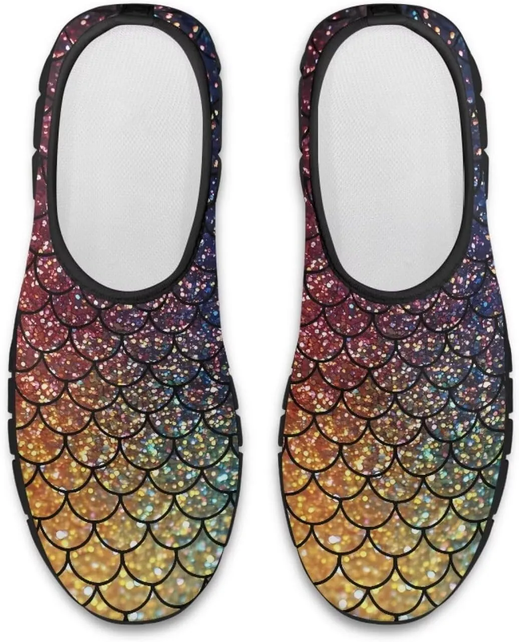 Women's Slip Ons Flat Lightweight Sneakers Walking Casual Loafers Comfortable Art Painted Travel Outdoor Shoes for Ladies US Size 5.5-11.5