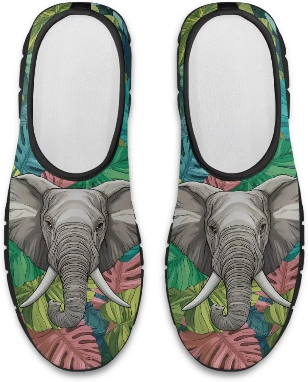 Women's Slip Ons Flat Lightweight Sneakers Walking Casual Loafers Comfortable Art Painted Travel Outdoor Shoes for Ladies US Size 5.5-11.5