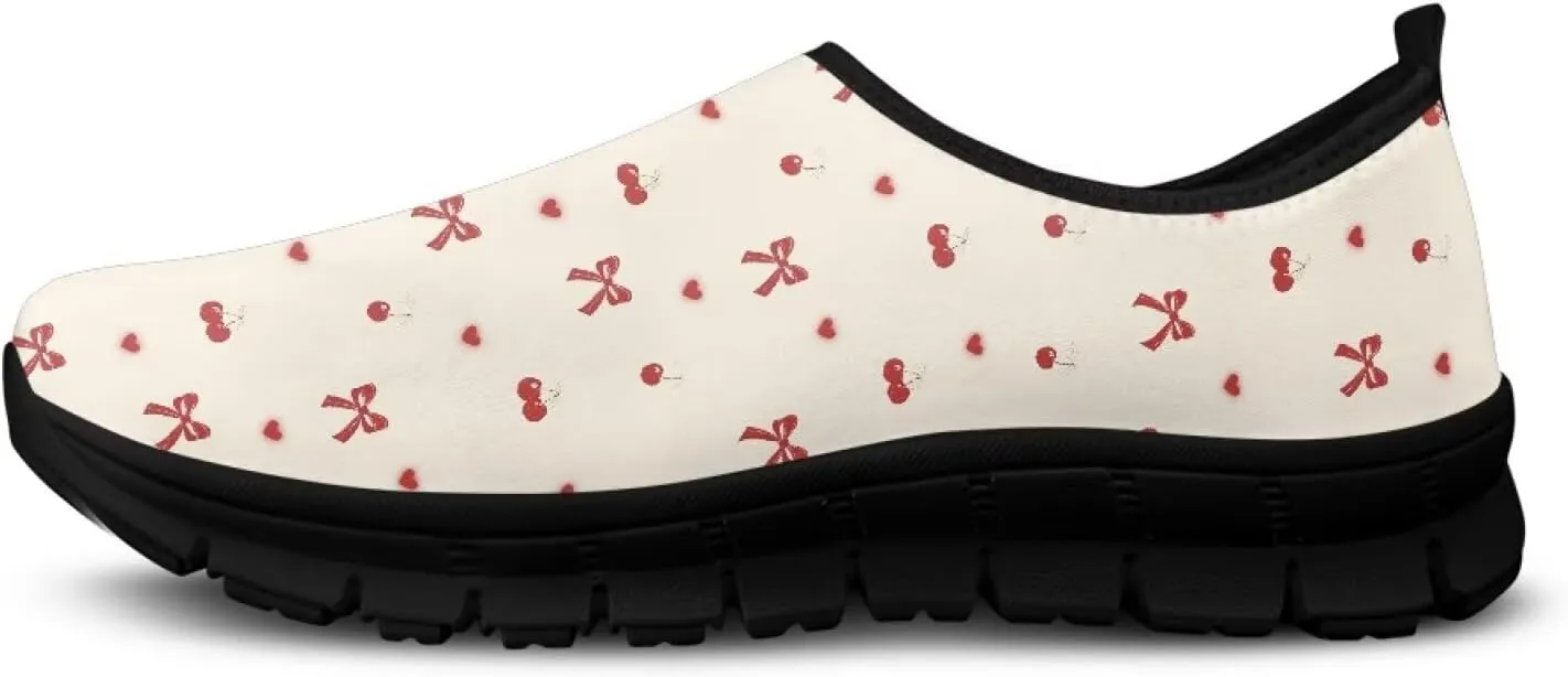 Women's Slip Ons Flat Lightweight Sneakers Walking Casual Loafers Comfortable Art Painted Travel Outdoor Shoes for Ladies US Size 5.5-11.5