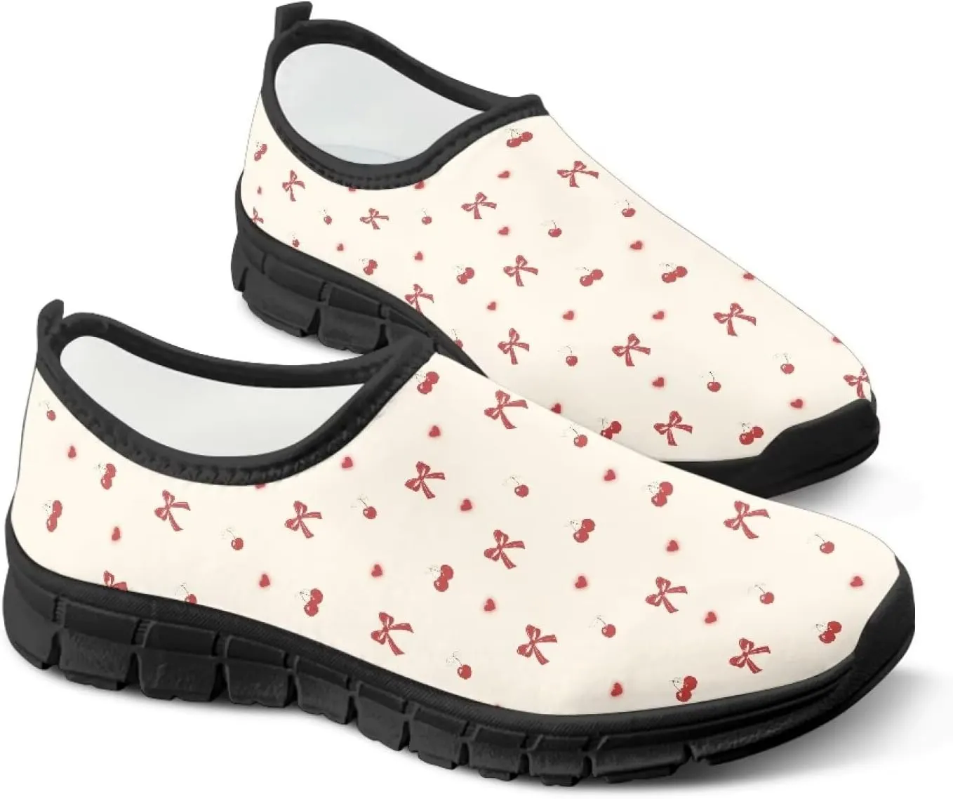 Women's Slip Ons Flat Lightweight Sneakers Walking Casual Loafers Comfortable Art Painted Travel Outdoor Shoes for Ladies US Size 5.5-11.5