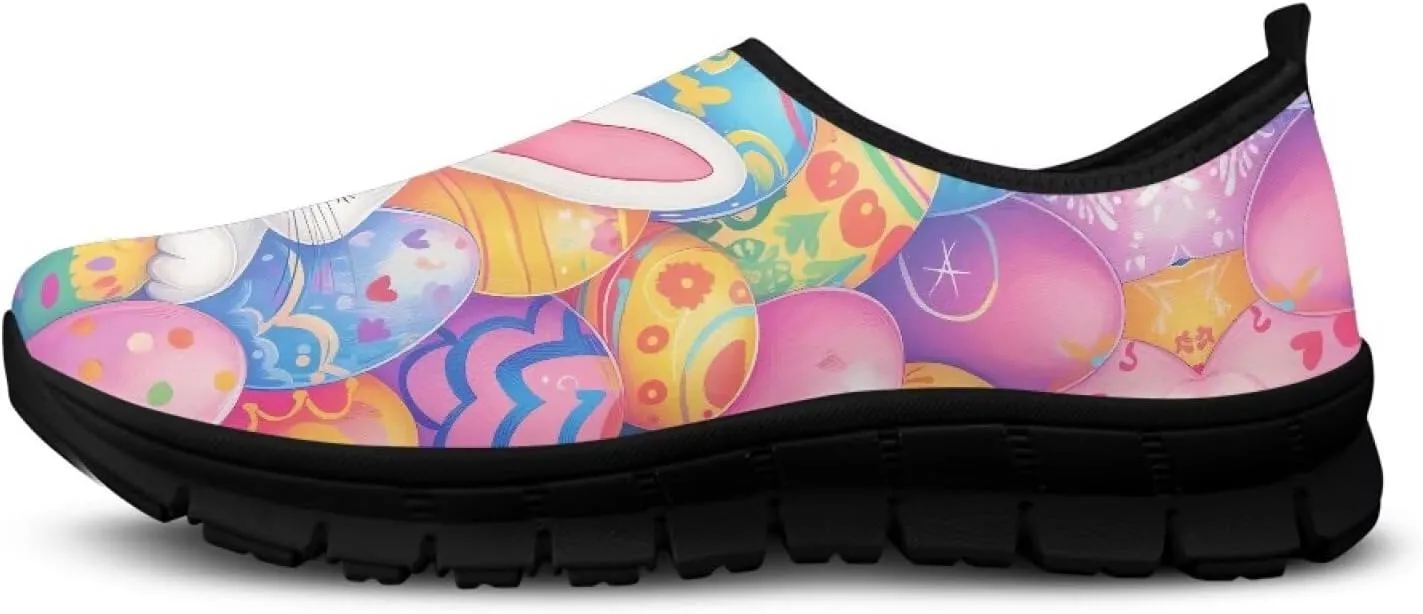 Women's Slip Ons Flat Lightweight Sneakers Walking Casual Loafers Comfortable Art Painted Travel Outdoor Shoes US Size 5.5-11.5